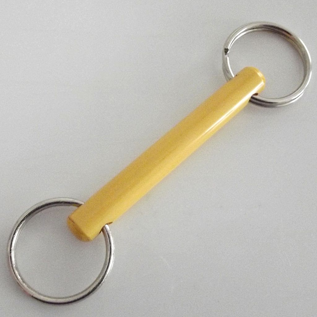 Yellow Bakelite Keychain Yellow Bakelite Keychain
