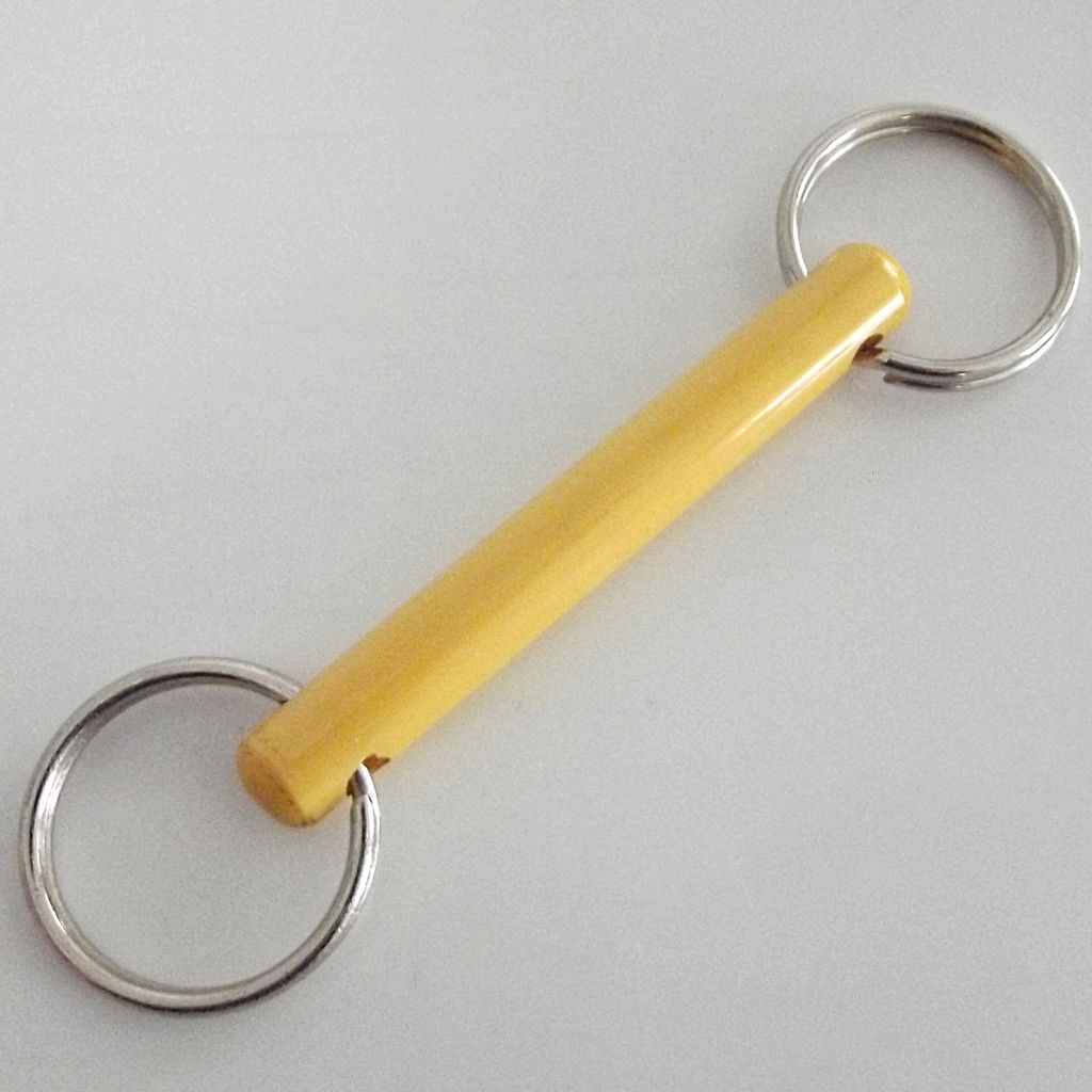 Yellow Bakelite Keychain Yellow Bakelite Keychain