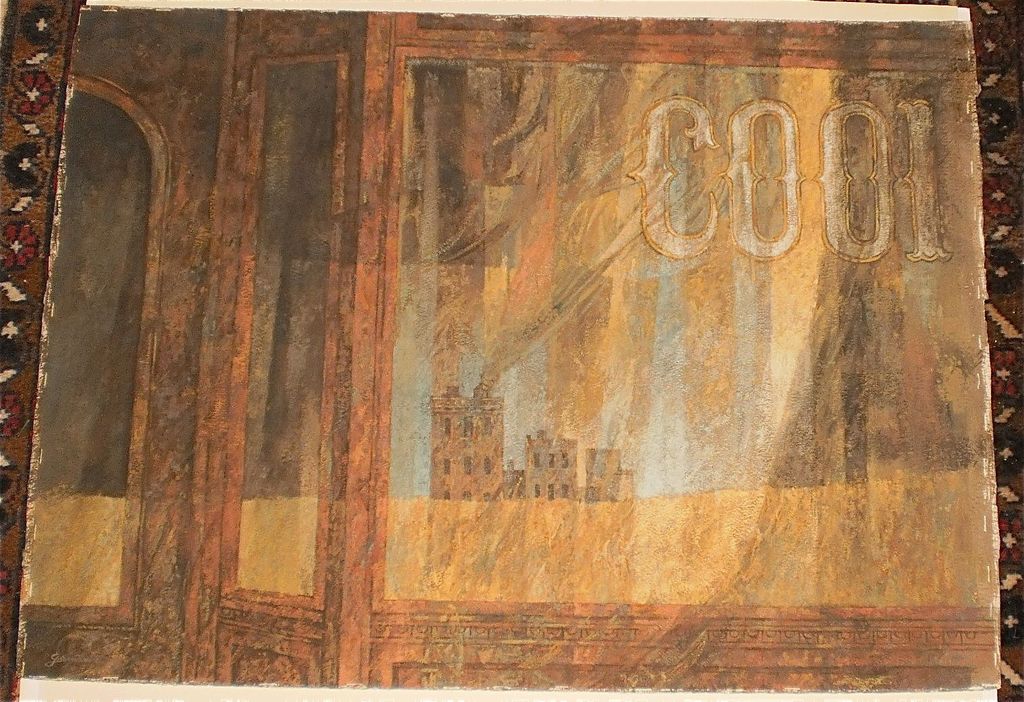 "Reflections of Cook's Tavern" Jersey City Painting-1967-William Gorman "Reflections of Cook's Tavern" Jersey City Painting-1967-William Gorman