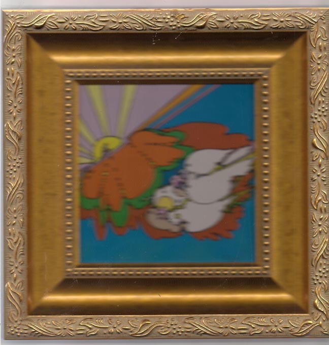 peter max print "PEACE DWELLS IN ALL" great shape museum framed 1971 Vip collectors gift peter max print "PEACE DWELLS IN ALL" great shape museum framed 1971 Vip collectors gift