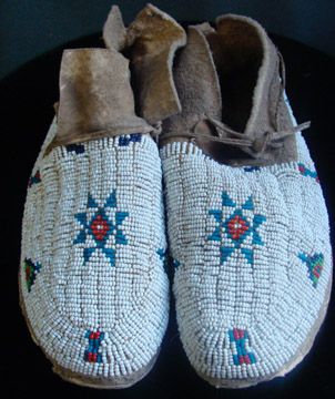 Arapahoe Beaded Moccasins Arapahoe Beaded Moccasins