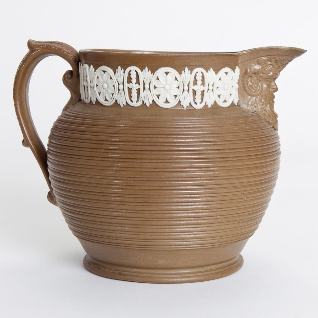 Jasperware Brown Pitcher Jasperware Brown Pitcher