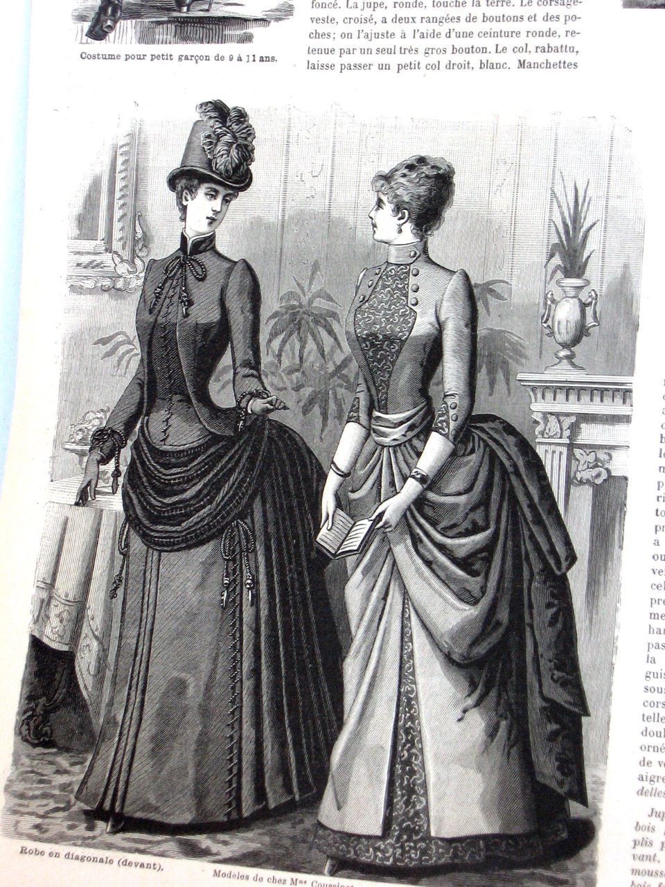 1885 "La Mode illustrée, journal de la famille" 1885 "La Mode illustrée, journal de la famille"