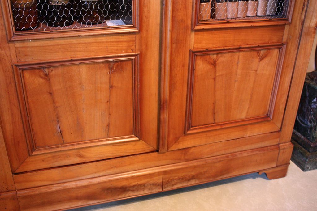 19th Century Louis Philippe Cherry Bibliotheque/Armoire 19th Century Louis Philippe Cherry Bibliotheque/Armoire