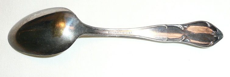 San Francisco/Portola Festival Demitasse Spoon - Bachrach - ca. 1909 San Francisco/Portola Festival Demitasse Spoon - Bachrach - ca. 1909