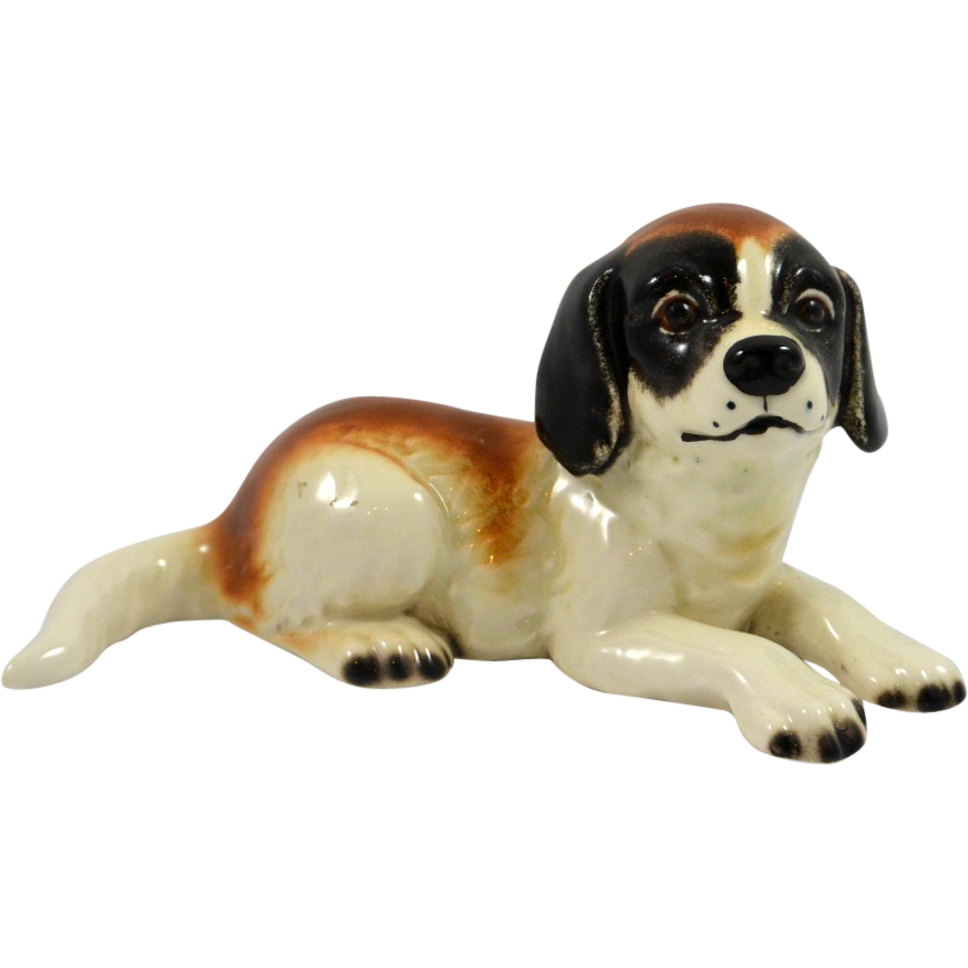 st bernard dog figurines