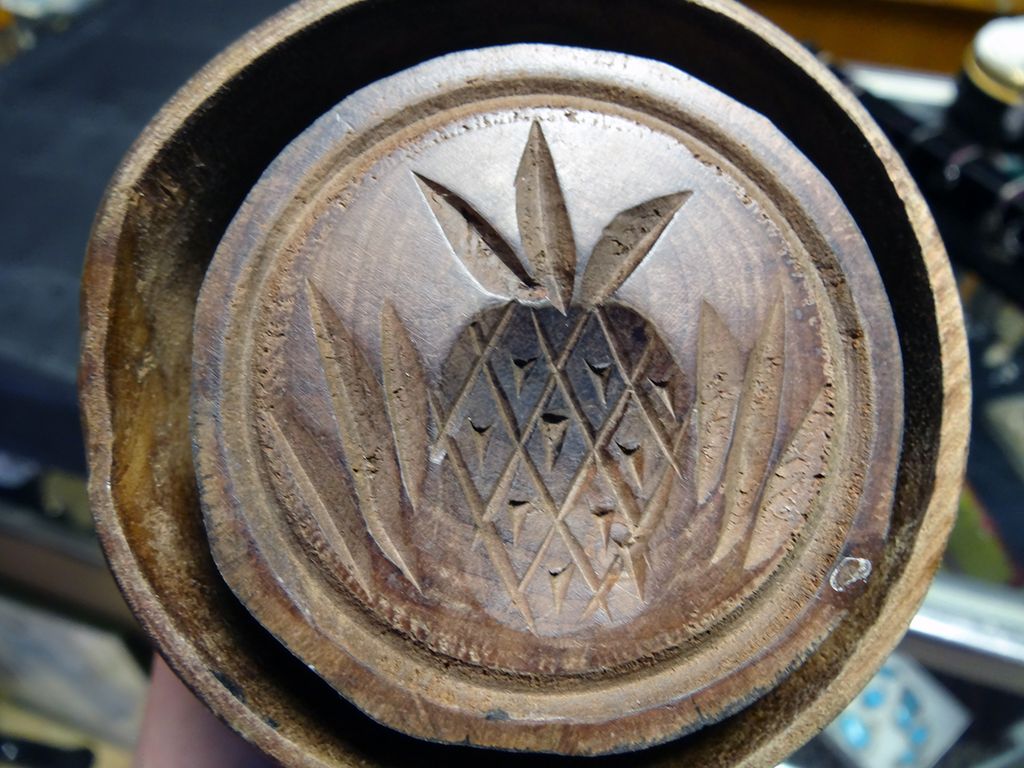 1/2 lb Pineapple design Primitive Butter Mold 1/2 lb Pineapple design Primitive Butter Mold