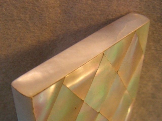 Mother of Pearl Marquetry Card Case Mother of Pearl Marquetry Card Case