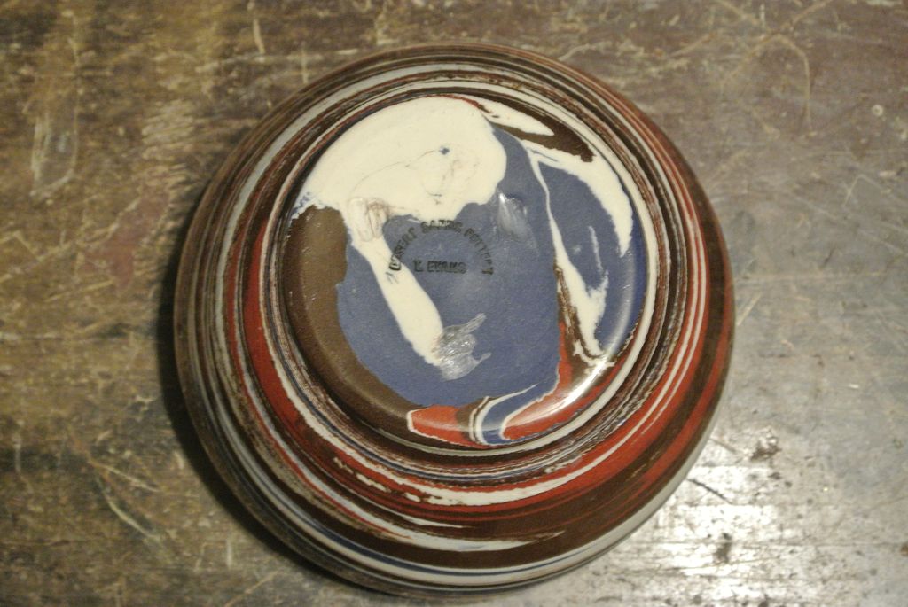 Vivid Desert Sands Swirl Pottery Bowl Vivid Desert Sands Swirl Pottery Bowl