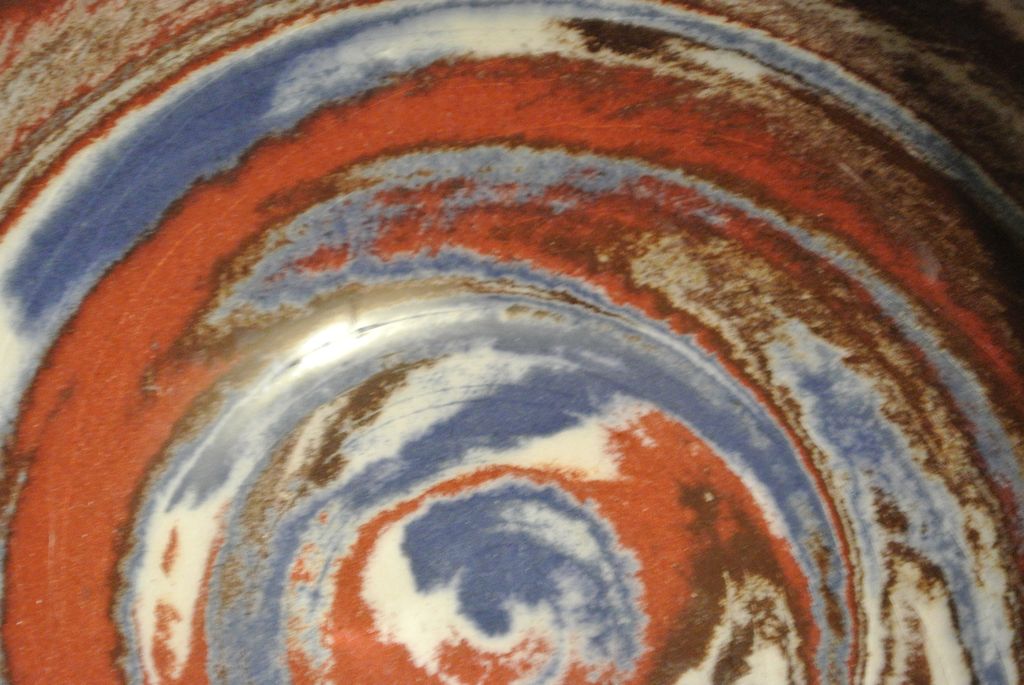 Vivid Desert Sands Swirl Pottery Bowl Vivid Desert Sands Swirl Pottery Bowl