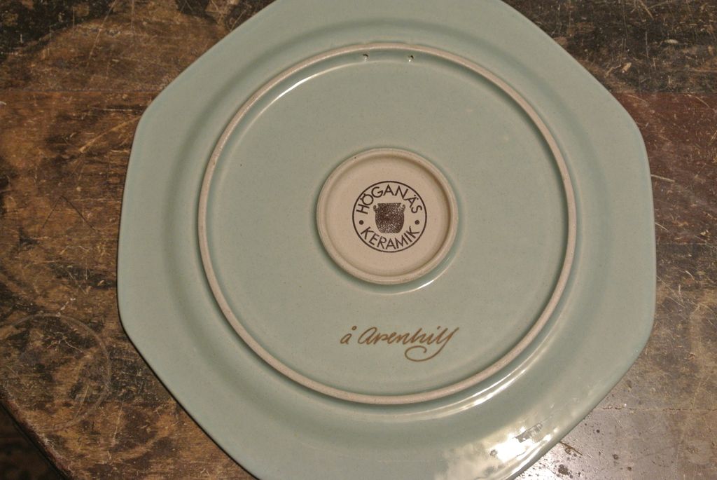 Vintage Hoganas Keramik "Don Juan" Octagonal Decorative Plate Vintage Hoganas Keramik "Don Juan" Octagonal Decorative Plate