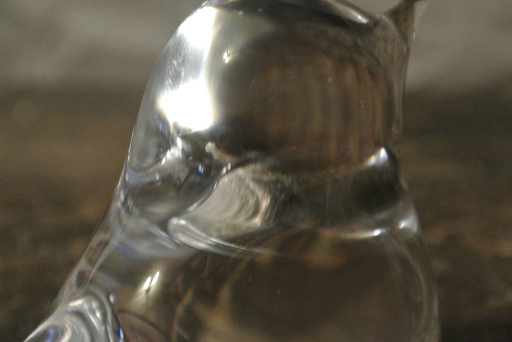 Vintage Crystal Chick/Duckling French by Daum Decor Paperweight Statuette Vintage Crystal Chick/Duckling French by Daum Decor Paperweight Statuette