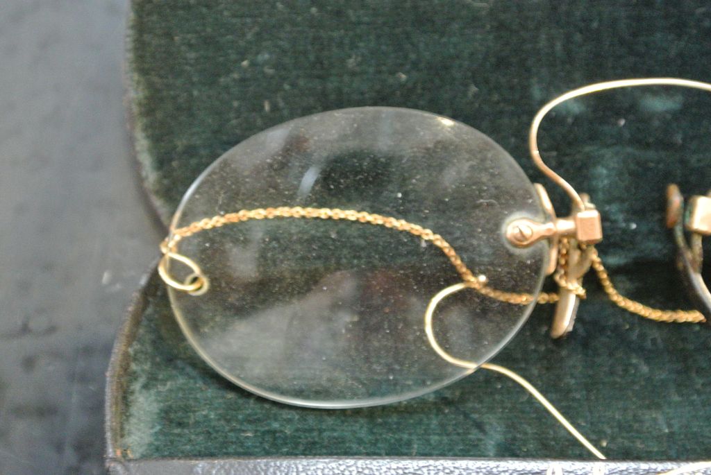 Antique Pince-Nez C Bridge Eyeglasses Antique Pince-Nez C Bridge Eyeglasses