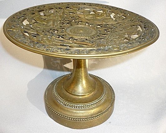 Antique French Bronze Tazza Compote Roman Greek Gods Antique French Bronze Tazza Compote Roman Greek Gods