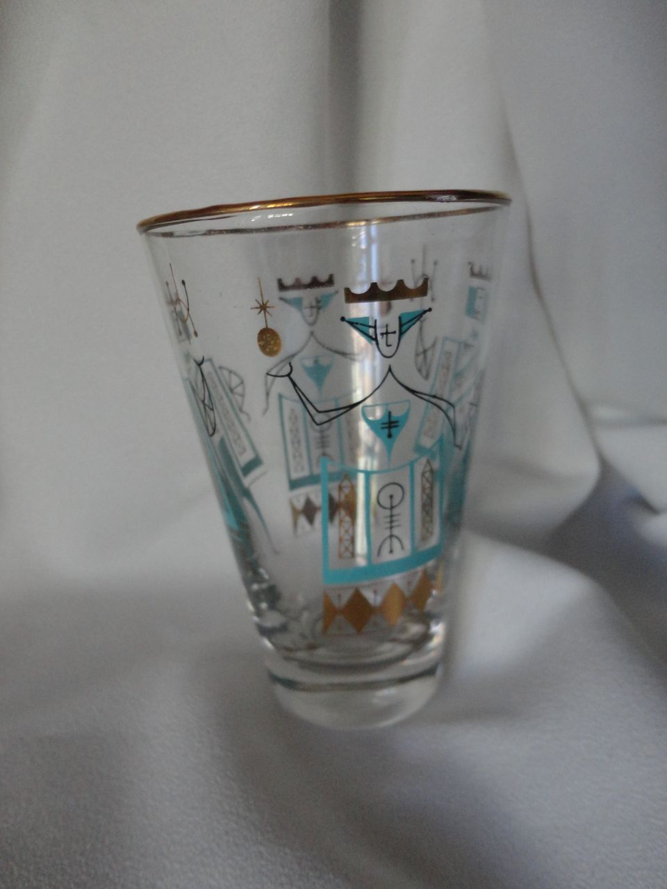 Vintage Libby Hostess Sets (2) lot of 16 Monte Carlo 1950's Mad Men Vintage Libby Hostess Sets (2) lot of 16 Monte Carlo 1950's Mad Men