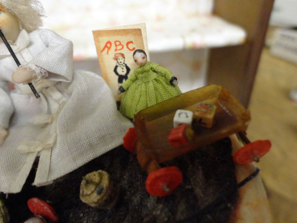 Irma Park Miniature NIADA artist Victorian Wax Doll "Me" doll Irma Park Miniature NIADA artist Victorian Wax Doll "Me" doll