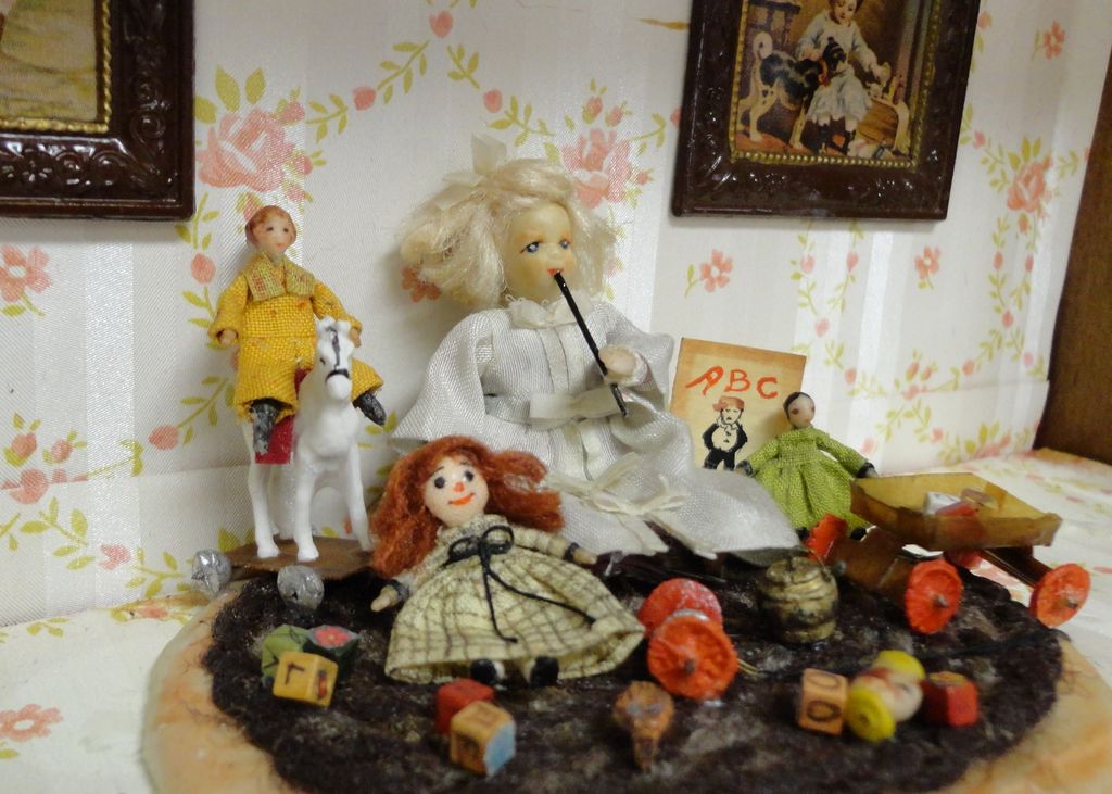 Irma Park Miniature NIADA artist Victorian Wax Doll "Me" doll Irma Park Miniature NIADA artist Victorian Wax Doll "Me" doll