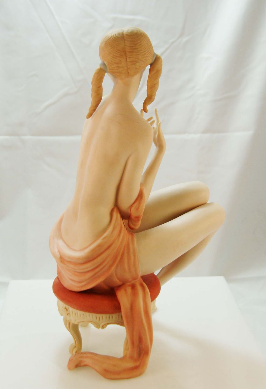 Lasklo Ispanky Signed Limited Edition Figure of Young Lady Lasklo Ispanky Signed Limited Edition Figure of Young Lady