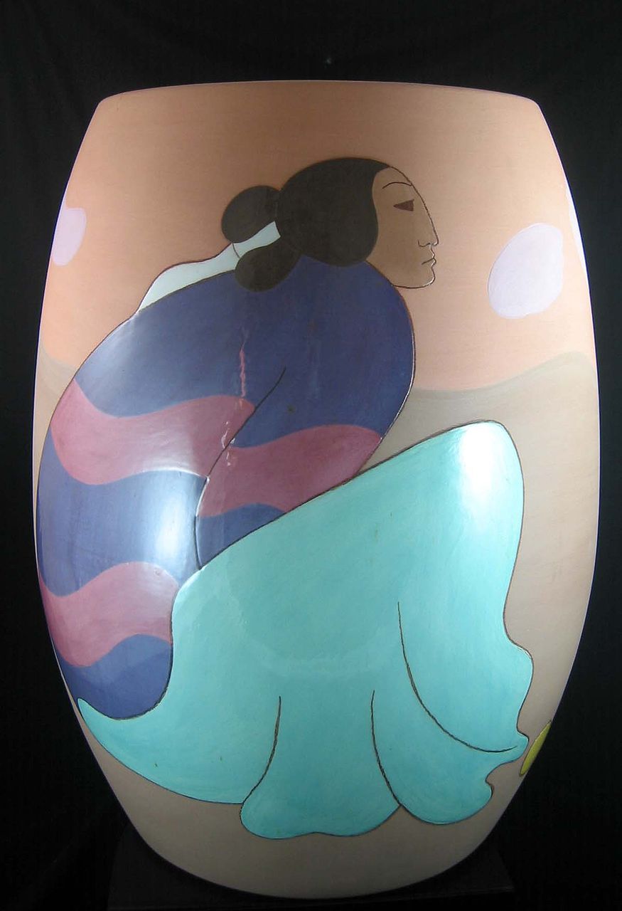 Large R. C. Gorman Pottery Large R. C. Gorman Pottery