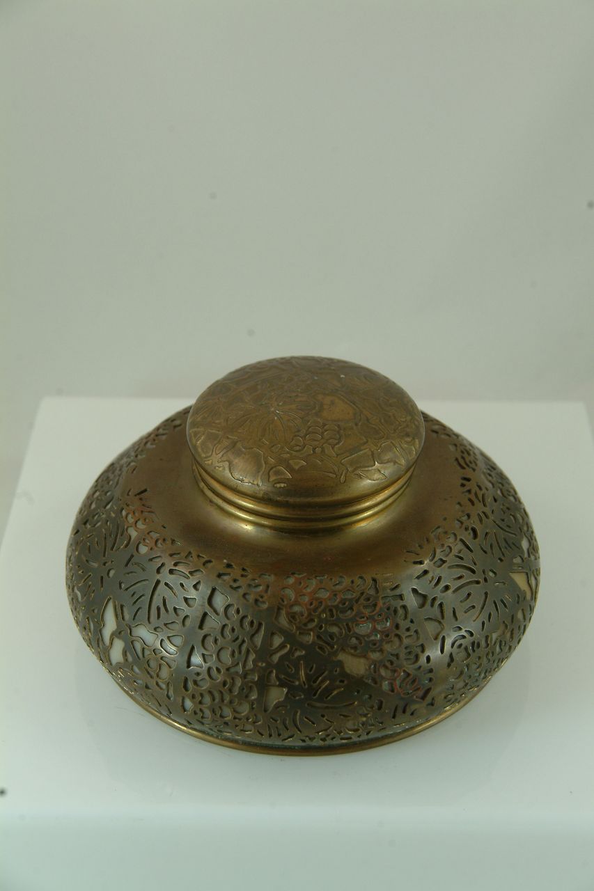 Bronze Inkwell by Tiffany & Co. Bronze Inkwell by Tiffany & Co.