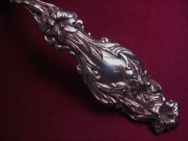 Large Sterling Silver "LILY" Gravy Ladle by Whiting Large Sterling Silver "LILY" Gravy Ladle by Whiting