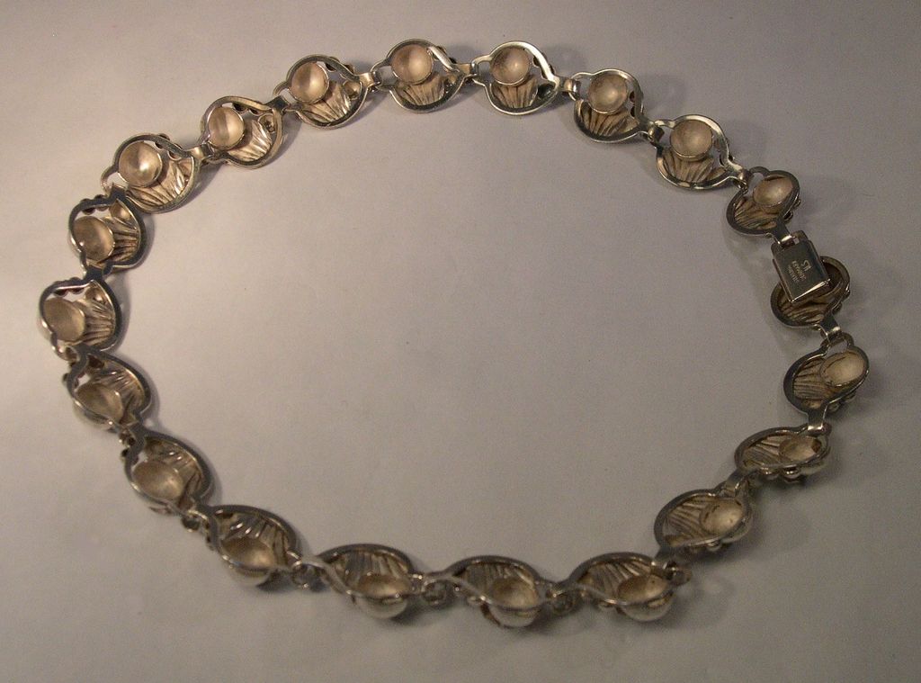Danish Sterling Art Deco Necklace Danish Sterling Art Deco Necklace