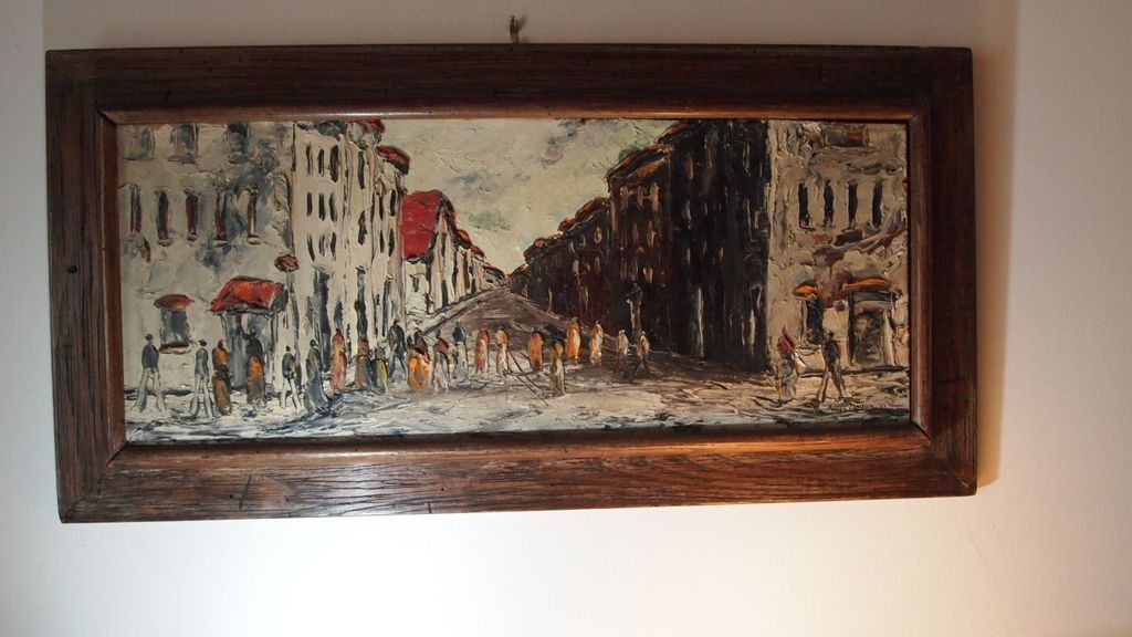 Original Homer Costello Oil Painting 1955 from rubylanesold on Ruby Lane