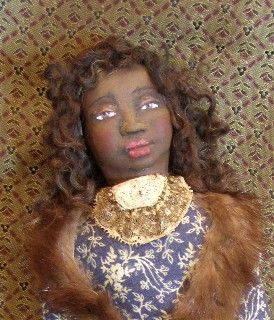 'Miss Netti" One of a kind sculpted Black Folk Art doll 'Miss Netti" One of a kind sculpted Black Folk Art doll