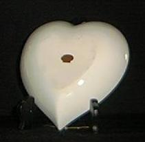 Heart Shaped Dish With Lady Bug Decoration Heart Shaped Dish With Lady Bug Decoration