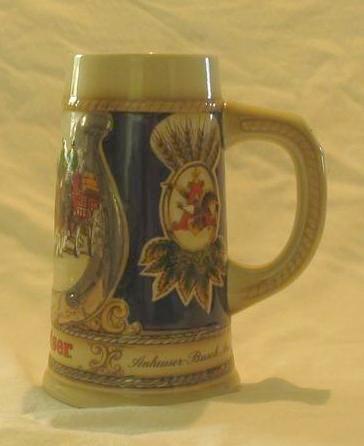 Budweiser Horseshoe Stein From1987 Budweiser Horseshoe Stein From1987