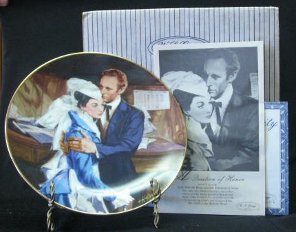 W S George Plate Titled "Question Of Honor" W S George Plate Titled "Question Of Honor"