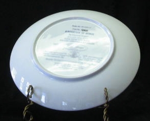 W S George Plate Titled "Question Of Honor" W S George Plate Titled "Question Of Honor"