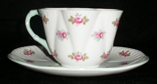 Shelley Dainty "Rosebud" Cup And Saucer Shelley Dainty "Rosebud" Cup And Saucer