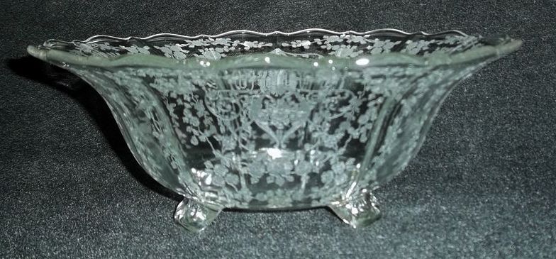 Cambridge "Diane" Footed Bowl Cambridge "Diane" Footed Bowl