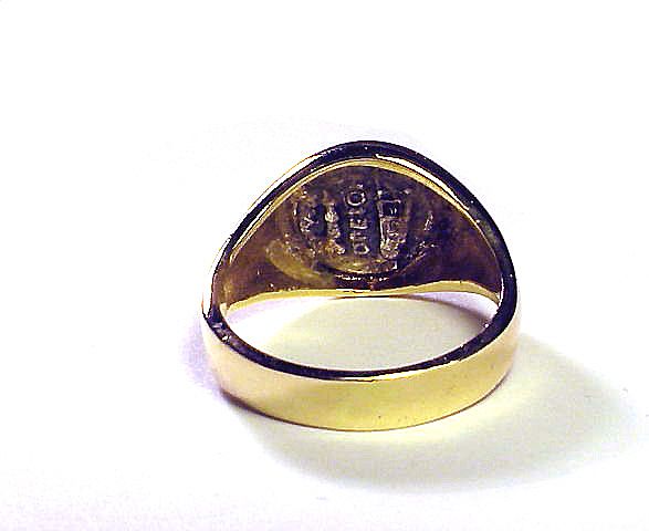BEST Unisex 14k Ring w/Ancient Greek Silver Obol Coin of Alexander the Great, 9.1 Grams, c. 310 BCE! BEST Unisex 14k Ring w/Ancient Greek Silver Obol Coin of Alexander the Great, 9.1 Grams, c. 310 BCE!