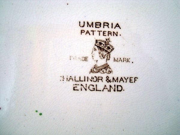 Polychrome Brown Transfer Master Cookie Plate ~ LADYBUG 1890 Polychrome Brown Transfer Master Cookie Plate ~ LADYBUG 1890