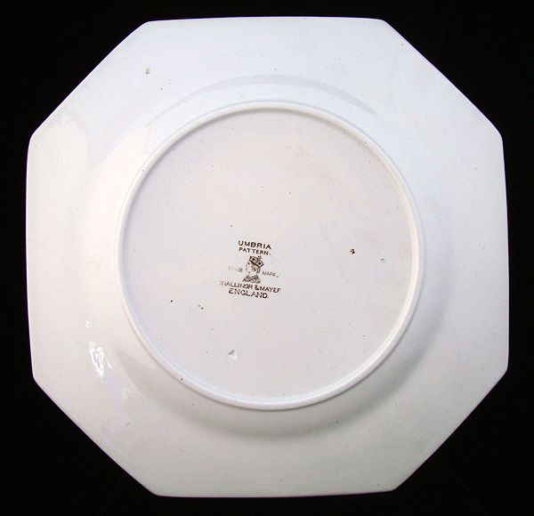 Polychrome Brown Transfer Master Cookie Plate ~ LADYBUG 1890 Polychrome Brown Transfer Master Cookie Plate ~ LADYBUG 1890
