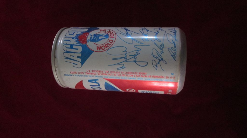 1984 Jackson's World Tour Pepsi Pop Top Can 1984 Jackson's World Tour Pepsi Pop Top Can
