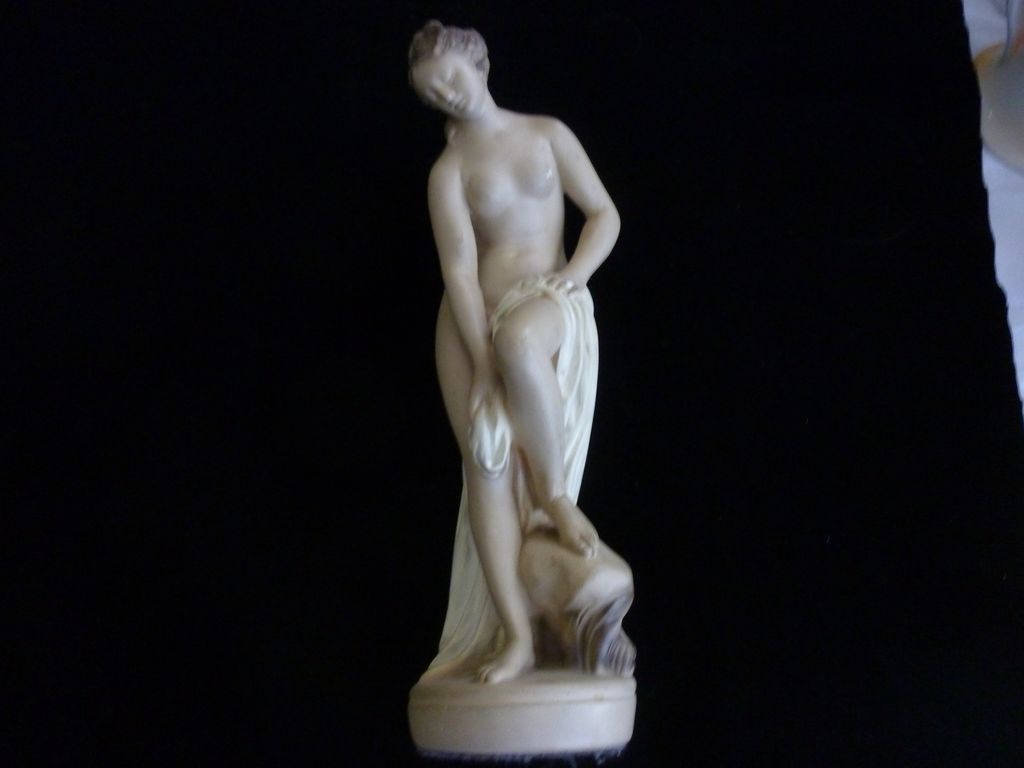 Vintage Chalk Ware Bathing Beauty, 17" Vintage Chalk Ware Bathing Beauty, 17"