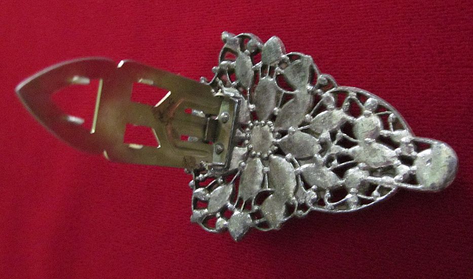Dress Clip with Opaque Stones in Multiple Colors, Shapes Dress Clip with Opaque Stones in Multiple Colors, Shapes