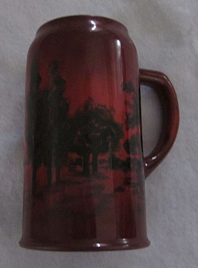 Lenox Belleek Brown and Black Tankard Lenox Belleek Brown and Black Tankard