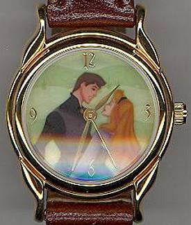 1999 Fossil "Sleeping Beauty" 40th Anniversary Ladies Watch; Pin and Bookmark Set 1999 Fossil "Sleeping Beauty" 40th Anniversary Ladies Watch; Pin and Bookmark Set