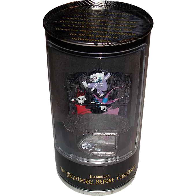 Christmas Sale 1993 Disney Touchstone "Lock, Shock, and Barrel" Nightmare Before Christmas Limited Edition Watch Christmas Sale 1993 Disney Touchstone "Lock, Shock, and Barrel" Nightmare Before Christmas Limited Edition Watch