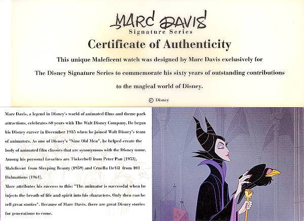Christmas Sale! 1995 Fantasma "Maleficent" Signature Series Limited Edition Watch Christmas Sale! 1995 Fantasma "Maleficent" Signature Series Limited Edition Watch