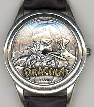 Rare! 1995 Fossil "Dracula" Universal Studios Monsters Limited Edition Watch Set Rare! 1995 Fossil "Dracula" Universal Studios Monsters Limited Edition Watch Set