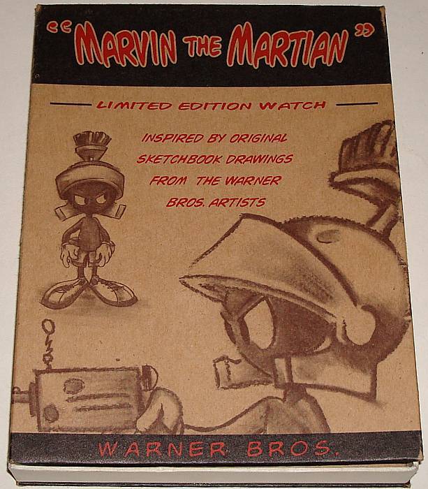 1996 Fossil "Marvin the Martian" Warner Bros. Limited Edition Sketch Watch 1996 Fossil "Marvin the Martian" Warner Bros. Limited Edition Sketch Watch