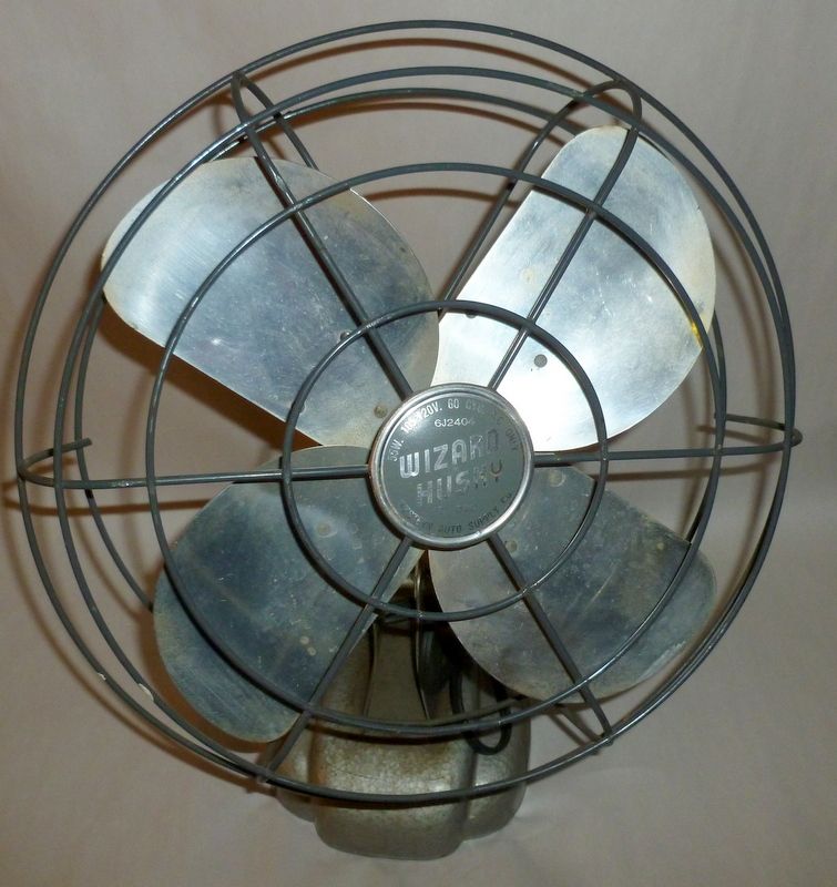 Western Auto Vintage 1950 Wizard Husky 12" Electric Fan - Works Very Well! Western Auto Vintage 1950 Wizard Husky 12" Electric Fan - Works Very Well!