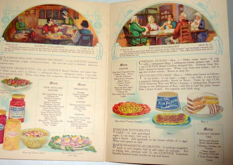 Vintage 1916 Curtice Brothers Canned Foods Full Color 16pg Advertising Booklet Vintage 1916 Curtice Brothers Canned Foods Full Color 16pg Advertising Booklet