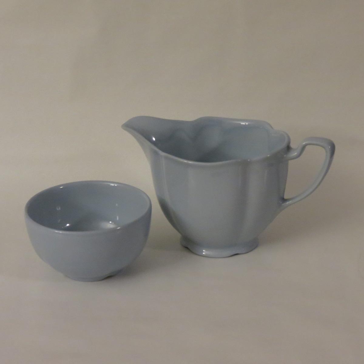 Johnson Brothers Greydawn Creamer and Open Mini Sugar Johnson Brothers Greydawn Creamer and Open Mini Sugar