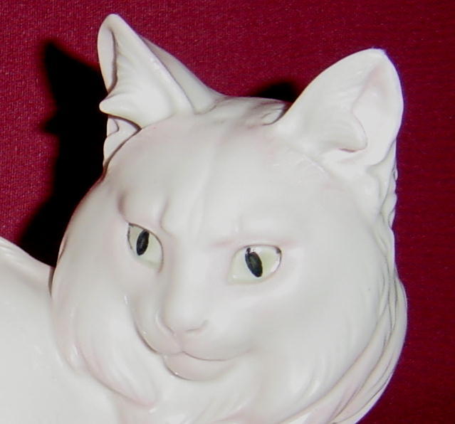 Rosenthal Angora Cat Lying by Theodor Karner Rosenthal Angora Cat Lying by Theodor Karner